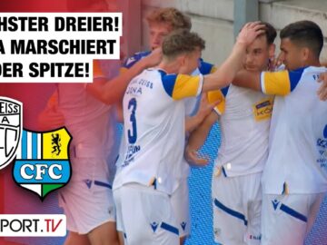 Spitzenreiter! Jena marschiert weiter: Carl Zeiss Jena – Chemnitzer FC | Regionalliga Nordost