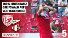 Trotz Unterzahl! Greifswald auf Verfolgerkurs: Greifswald – Meuselwitz | Regionalliga Nordost