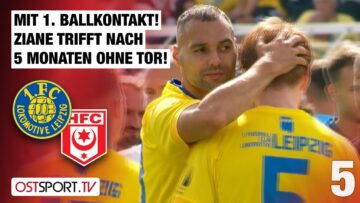 Vor über 8000 Fans! Ziane trifft nach 5 Monaten: Lok Leipzig – Hallescher FC | Regionalliga Nordost
