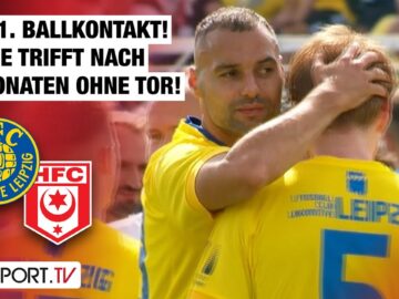 Vor über 8000 Fans! Ziane trifft nach 5 Monaten: Lok Leipzig – Hallescher FC | Regionalliga Nordost