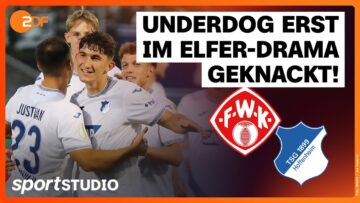 Würzburger Kickers – TSG Hoffenheim | DFB-Pokal 2024/25, 1. Runde | sportstudio