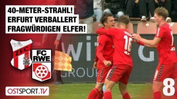 40-Meter-Strahl! Erfurt verballert fragwürdigen Elfer: Meuselwitz – Erfurt | Regionalliga Nordost