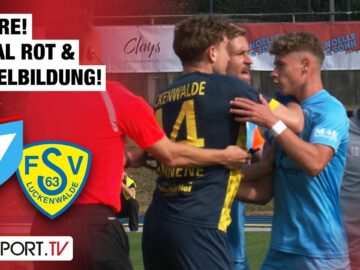 5 TORE! 3 Mal ROT & Rudelbildung: Viktoria – Luckenwalde | Regionalliga Nordost