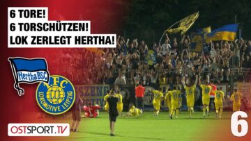 6 Tore! 6 Torschützen! LOK rasiert Hertha: Hertha II – 1. FC Lok Leipzig | Regionalliga Nordost
