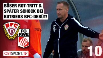 Böser Rot-Tritt & später Schock bei Kutrieb-Debüt: BFC Dynamo – RW Erfurt | Regionalliga Nordost