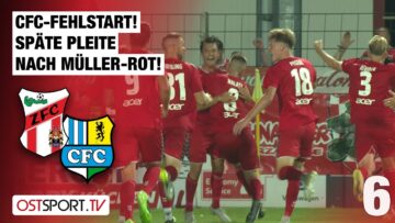 CFC-Fehlstart! Späte Pleite nach Müller-ROT: ZFC Meuselwitz – Chemnitzer FC | Regionalliga Nordost