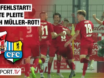 CFC-Fehlstart! Späte Pleite nach Müller-ROT: ZFC Meuselwitz – Chemnitzer FC | Regionalliga Nordost