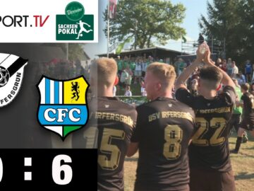 Dorfparty trotz 0:6! Chemnitz köpft sich weiter: Irfersgrün – Chemnitz | Sachsenpokal