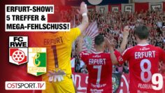 Erfurt-SHOW! 5 Tore & MEGA-Fehlschuss: Rot-Weiß Erfurt – Chemie Leipzig | Regionalliga Nordost