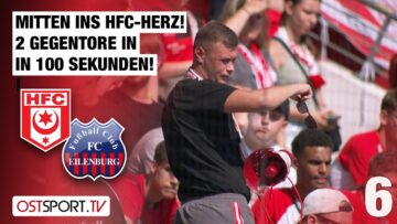 HFC-Schock! Halle verschenkt Sieg in 100 Sekunden: Hallescher Fc – Eilenburg | Regionalliga Nordost