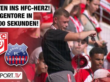 HFC-Schock! Halle verschenkt Sieg in 100 Sekunden: Hallescher Fc – Eilenburg | Regionalliga Nordost