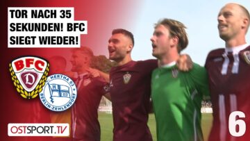 Nach 35 Sekunden! Blitz-Tor vom BFC: BFC Dynamo – Hertha 03 Zehlendorf | Regionalliga Nordost