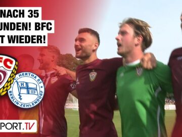 Nach 35 Sekunden! Blitz-Tor vom BFC: BFC Dynamo – Hertha 03 Zehlendorf | Regionalliga Nordost