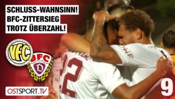 Schluss-Wahnsinn! BFC-Zittersieg trotz Überzahl: VFC Plauen – BFC Dynamo| Regionalliga Nordost
