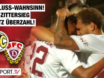 Schluss-Wahnsinn! BFC-Zittersieg trotz Überzahl: VFC Plauen – BFC Dynamo| Regionalliga Nordost