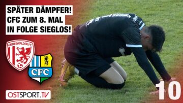 Später Dämpfer! CFC zum 8. Mal in Folge sieglos: Greifswalder FC – Chemnitz | Regionalliga Nordost