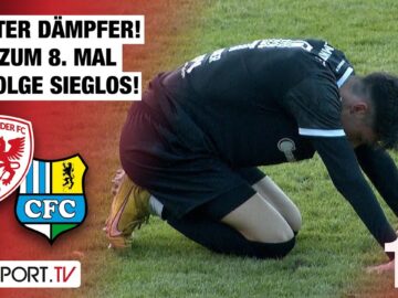 Später Dämpfer! CFC zum 8. Mal in Folge sieglos: Greifswalder FC – Chemnitz | Regionalliga Nordost