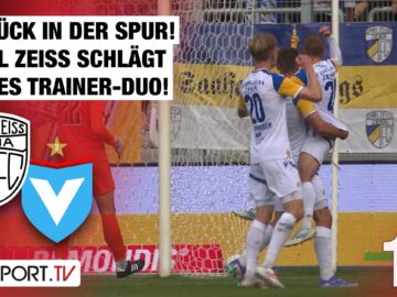 Zurück in der Spur! Jena schlägt neues Trainer-Duo: Carl Zeiss – Viktoria | Regionalliga Nordost