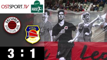 Choreo, furiose 25 Minuten und Spielerabschied! Dresdner SC – Stahl Riesa | Sachsenpokal