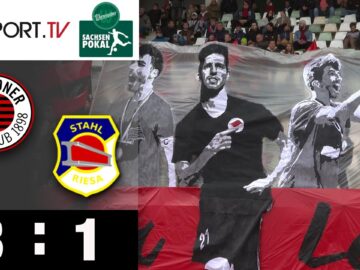 Choreo, furiose 25 Minuten und Spielerabschied! Dresdner SC – Stahl Riesa | Sachsenpokal