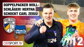 Doppelpacker Wollschläger! Hertha schockt Carl Zeiss: Jena – Hertha BSC | Regionalliga Nordost