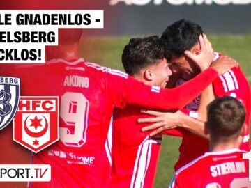 Halle gnadenlos – Babelsberg glücklos! Babelsberg 03 – Hallescher FC | Regionalliga Nordost