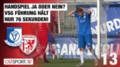 Handspiel ja oder nein? VSG Führung hält nur 76 Sekunden: VSG – GFC | Regionalliga Nordost