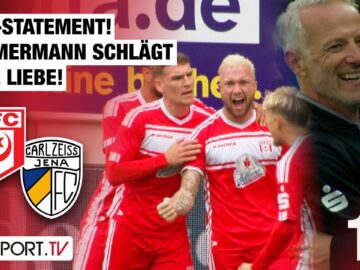 HFC-Statement! Zimmermann schlägt alte Liebe: Hallescher FC – CZ Jena | Regionalliga Nordost