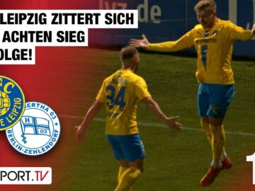 Lok zittert sich zum 8. Sieg in Folge: Lok Leipzig – Hertha Zehlendorf  | Regionalliga Nordost