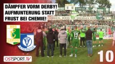 Pleite vorm Derby! Aufmunterung statt Frust bei Chemie: Chemie – Altglienicke | Regionalliga Nordost