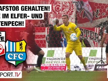 Strafstoß gehalten! RWE im Elfer- und Lattenpech! Rot-Weiß Erfurt – Chemnitz | Regionalliga Nordost