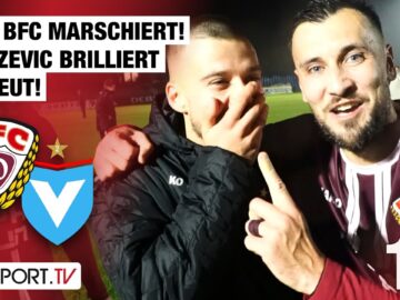 Der BFC marschiert & feiert den Mann des Spiels: Dynamo – Viktoria | Regionalliga Nordost