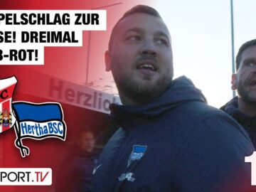 Doppelschlag zur Pause! Dreimal Gelb-Rot: ZFC Meuselwitz – Hertha BSC II | Regionalliga Nordost