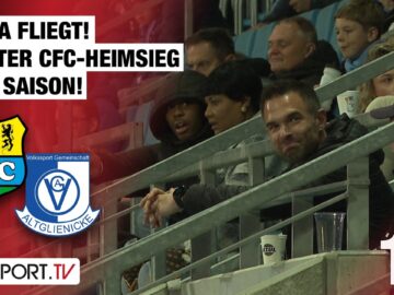 GLATT-ROT! Trainer fliegt nach Ball-Wegschlagen: Chemnitz – Altglienicke | Regionalliga Nordost