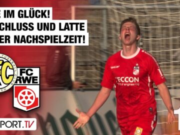 RWE im Glück! Anschluss und Latte in der Nachspielzeit! Plauen – Erfurt | Regionalliga Nordost