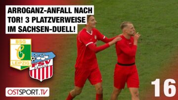 Arroganz-Anfall nach Tor! 3 Platzverweise im Sachsenduell: Chemie – Zwickau | Regionalliga Nordost
