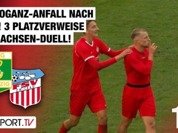 Arroganz-Anfall nach Tor! 3 Platzverweise im Sachsenduell: Chemie – Zwickau | Regionalliga Nordost