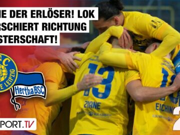 Ziane der Erlöser! LOK marschiert Richtung Meisterschaft! Leipzig – Hertha II | Regionalliga Nordost