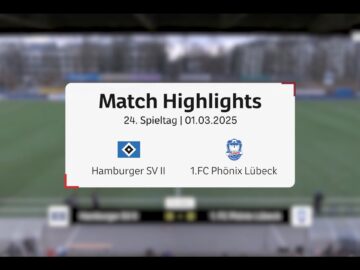 HSV verpasst das 2:0 – Iloka trifft sehenswert zum Ausgleich l Regionalliga Nord 24. Spieltag