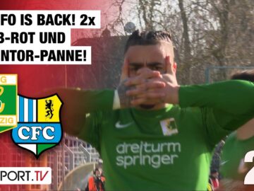 Ratifo ist wieder da! 2x Gelb-Rot und Eigentor-Panne! Chemie – Chemnitz | Regionalliga Nordost