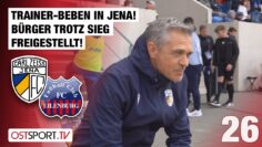 TRAINER-BEBEN in Jena! Bürger trotz Sieg freigestellt: Jena – Eilenburg | Regionalliga Nordost