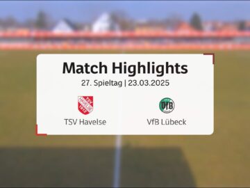 VfB Lübeck mit Punkt beim Spitzenreiter | Regionalliga Nord 27. Spieltag