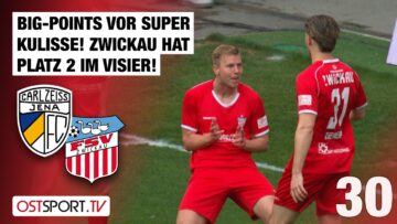Big-Points vor super Kulisse! Zwickau hat Platz 2 im Visier: Jena – Zwickau | Regionalliga Nordost