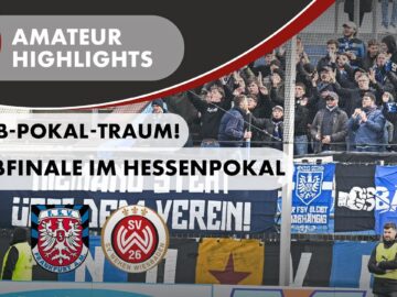 Drei Abseitstore und strittige Szenen | Hessenpokal-Halbfinale FSV Frankfurt – SV Wehen Wiesbaden