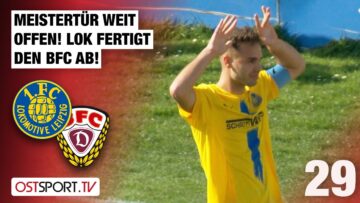 Meister-Tür weit offen! LOK fertigt BFC ab: 1. FC Lok Leipzig – BFC Dynamo | Regionalliga Nordost