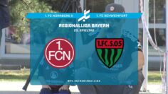 Meisterkurs oder -flatter? Schweinfurt gastiert bei Nürnberger U23