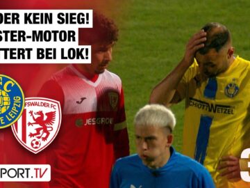 Wieder kein Sieg! LOKs Meister-Motor stottert: 1. FC Lok Leipzig – Greifswald| Regionalliga Nordost