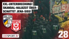 XXL-Unterbrechung! Skandal-Halbzeit überschattet Jena-Sieg: Jena – Halle | Regionalliga Nordost