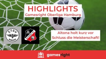 34. Spieltag Gamesright Oberliga Hamburg Highlights ETSV Hamburg – Altona 93