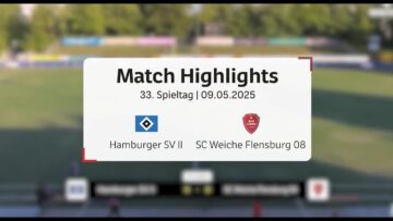 Früher Doppelschlag reicht – HSV II Schlägt Weiche | Regionalliga Nord 33. Spieltag